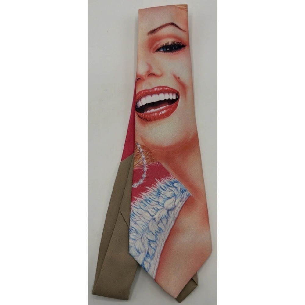 Vintage Ralph Marlin "Portrait of Marilyn" Tie Marilyn Monroe 1991 New Old Stock